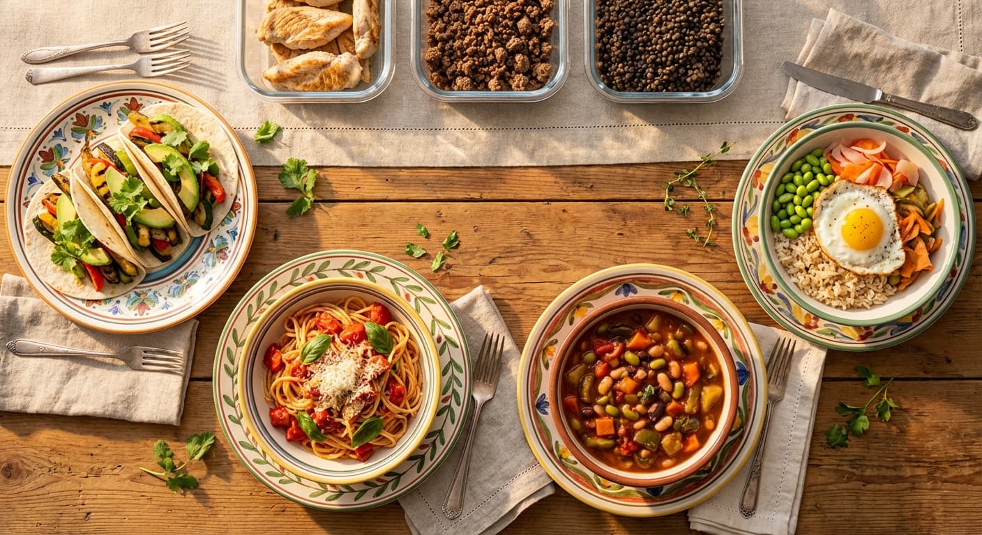 The 'Reheat & Reimagine' Strategy: 12 Dinners from 3 Batch-Cooked Proteins
