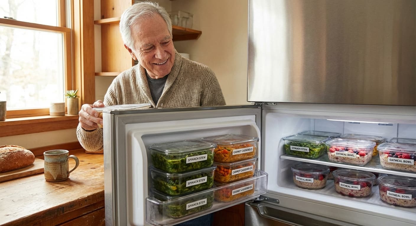 Freezer Prep for Your 82-Year-Old Dad – Part 1: Easy, Nutritious Batches for One