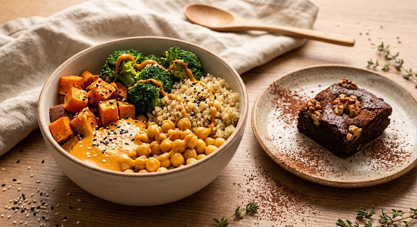 Buddha Bowls & Brownies: The Ultimate Batch-Prep Duo for a Week of Eating Well (and Loving It)