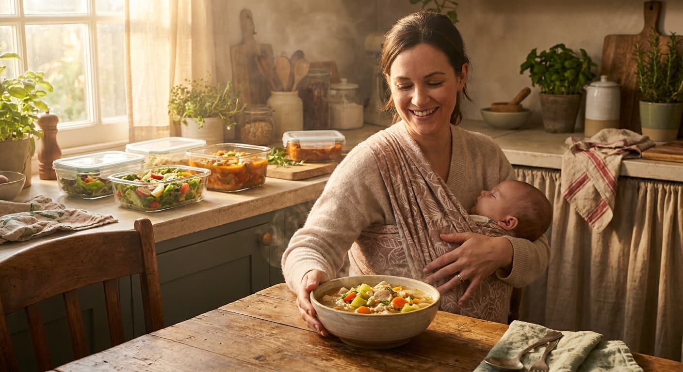 Postpartum Meal Prep Round 2: Freezer-Friendly Meals That Actually Support Recovery and Breastfeeding