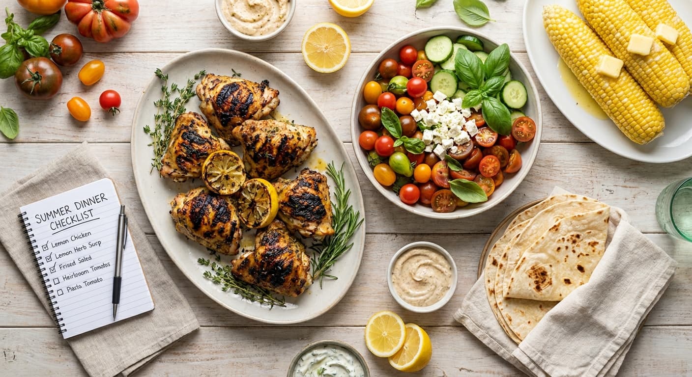 35 Easy Summer Dinners To Make on Repeat (With a Free 5-Day Meal Plan)